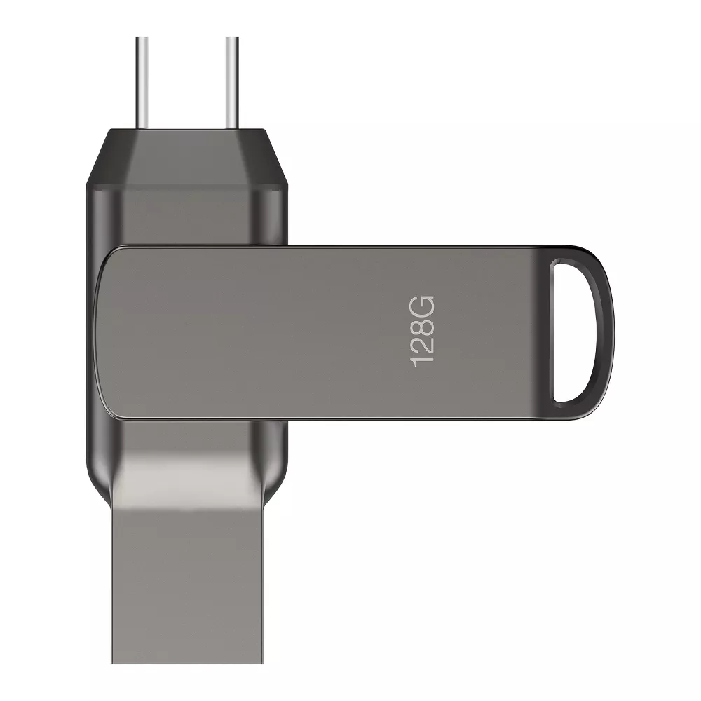 Dwuzłączowy napęd flash USB 3.1 128GB USB‑C i USB‑A